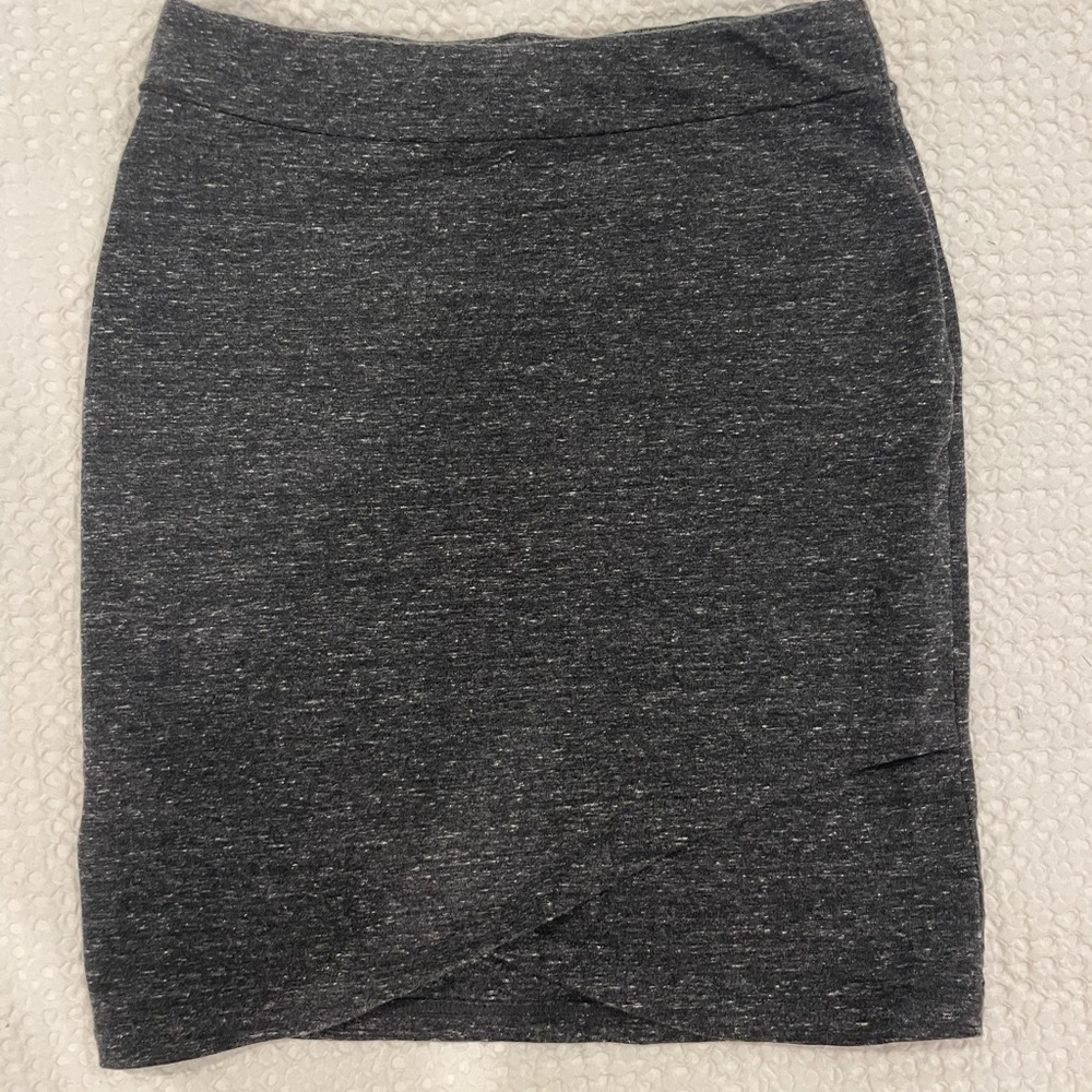 Aritzia Talula grey wrap mini skirt